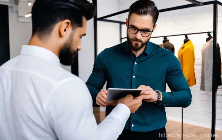 패션 코디네이터의 고객 리뷰 관리 - **Prompt:** A professional fashion stylist, a woman in her late 30s with a warm and approachable dem...