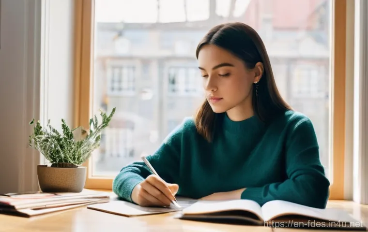 패션 코디네이터 이론 정리 - **Prompt:** A young woman in her early twenties, with a thoughtful and engaged expression, sits comf...