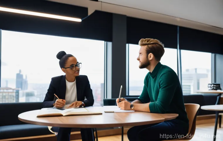 패션 코디네이터의 워라밸 관리법 - **"Creative Renewal in Nature"**: A fashion professional in her mid-30s, with a relaxed and thoughtf...