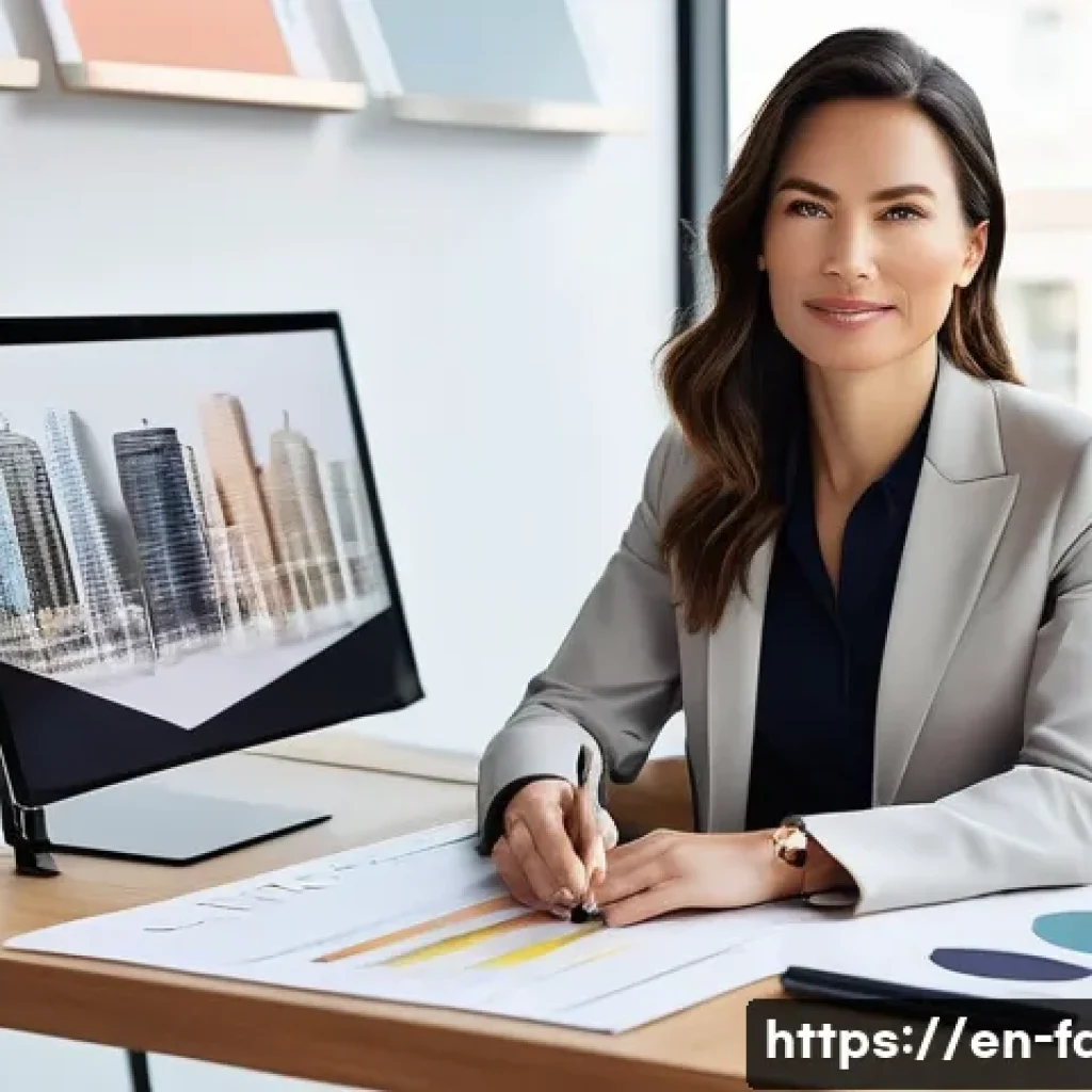 패션 코디네이터의 이직 경험 사례 - **Prompt: The Strategic Visionary**
    A professional, diverse woman in her early 30s, formerly a f...