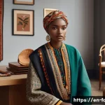 패션 코디네이터와 청중 분석 기술 - A sophisticated fashion stylist’s studio scene showcasing a diverse group of clients from various cu...