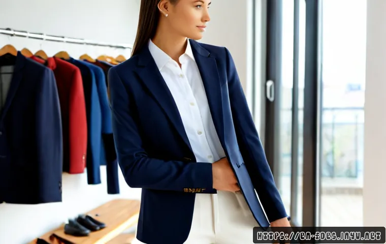 패션 코디네이터가 추천하는 스타일링 기술 - Photorealistic fashion stylist in a bright contemporary studio, thoughtfully assembling a polished s...